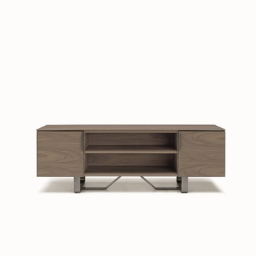 PRINCIPE MP.422/G - Walnut TV cabinet with doors by Arte Brotto - view 3